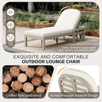 Outdoor Chaise Lounge Chair Set of 2, Patio Chaise Lounge Recliner - Image 7