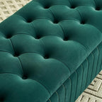 Yogald 47.24'' Chesterfield Ottoman - Image 6