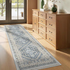Runner Rug 2x8 Runners for Hallways Non Slip Washable, Low Pile Soft Hallway - Image 3