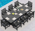 SERWALL 9 Piece Outdoor Dining Set by SERWALL