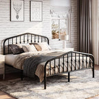 SHA CERLIN Queen Size Metal Platform Bed Frame - Image 3