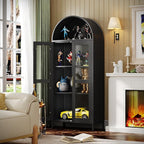 VEXPOR 73" Tall Arched Bookcase - Image 3