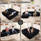 ovios 104" Cloud Boneless Couch - Image 6