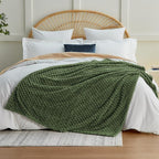EXQ Home Gentle Soft Fleece Throw Blanket – Cozy Lightweight 3D Imitation - Image 3