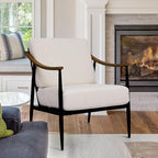 RNKSFX Modern Accent Chair for Living Room Bedroom Mid Century Arm Chair - Image 6