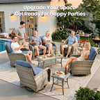 Weaxty 8 Pieces Outdoor Patio Furniture Sets - Image 9