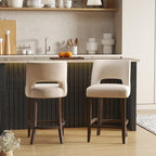 VKNOW Bar Stools Set of 2, Modern Counter Stools - Image 3