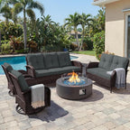 UPHA 8 Pieces Patio Furniture Set by UPHA