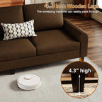EASE MOOSE Large Seat Faux Leather L Shaped Sofa, Waterproof and - Image 8
