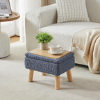 Storage Ottoman, Small Foot Stool Ottoman - Image 6
