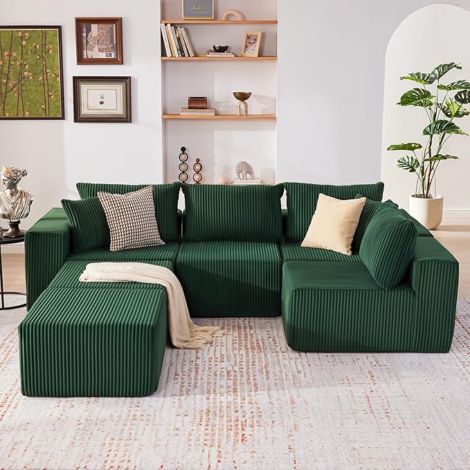 Weture 135.4" Cloud Couch Sectional, Modular Sectional Sofa - Image 2