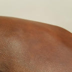 NAT Leathers | Tan Mid Brown Two Tone Antiqued Soft Faux Vegan Leather PU | 1 - Image 7