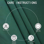Dark Green Thermal Blackout Curtains/38 x 84 Inch/Set of 2 Panels Room - Image 4