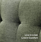 Tbfit 65" W Loveseat Sofa, Mid Century Modern Couches Love Seats - Image 7