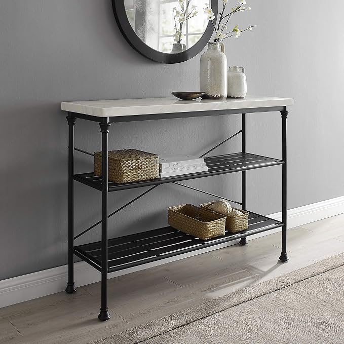 Crosley Furniture Madeleine Sofa Console Table - Image 8
