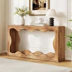 LITTLE TREE 63-Inch Console Table, Chic Design, Sofa Table Behind Couch - Image 7