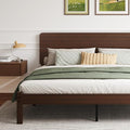 BOSRII 14in High Solid Bamboo Wood Platform King Size Bed Frame by FORYOURBETTERSLEEP