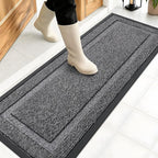 OLANLY Front Door Mat Outside 47x17, All-Season Heavy-Duty Rubber Doormat | by OLANLY
