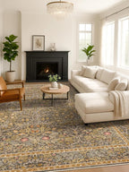 Vintage Floral Living Room Rug 8x10, Dining Room Under Kitchen Table, Oriental - Image 6