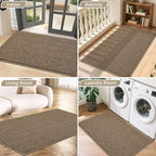 BEQHAUSE Dirt Trapper Door Mat 32" x 48", Non-Slip Washable Doormats, Low - Image 8