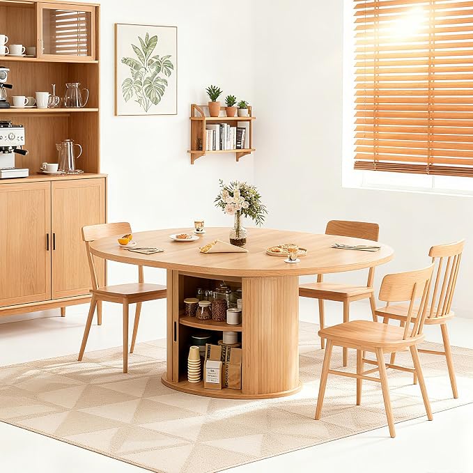 Wildhome Extendable Round Dining Table - Image 9