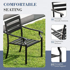 HOMREST 7 Piece Outdoor Patio Dining Set - Image 8