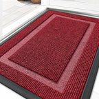 OLANLY Front Door Mat Outside 33x21, All-Season Heavy-Duty Rubber Doormat | by OLANLY