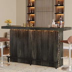 Tribesigns 4-Tier Bar Table, 70.9-Inch Large Wooden Home Bar Unit - Image 3