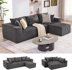 Weture 107.4" Cloud Couch Sectional, Modular Sofa by Weture