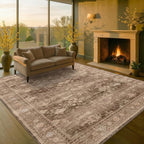 Gold Brown 8x12 Big Rugs for Living Room - Image 8