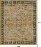 Vintage Taupe Sage 10x12 Rug for Living Room - Image 2