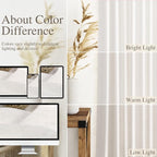 Semi Sheer Linen Curtains 120 Inches - Image 5