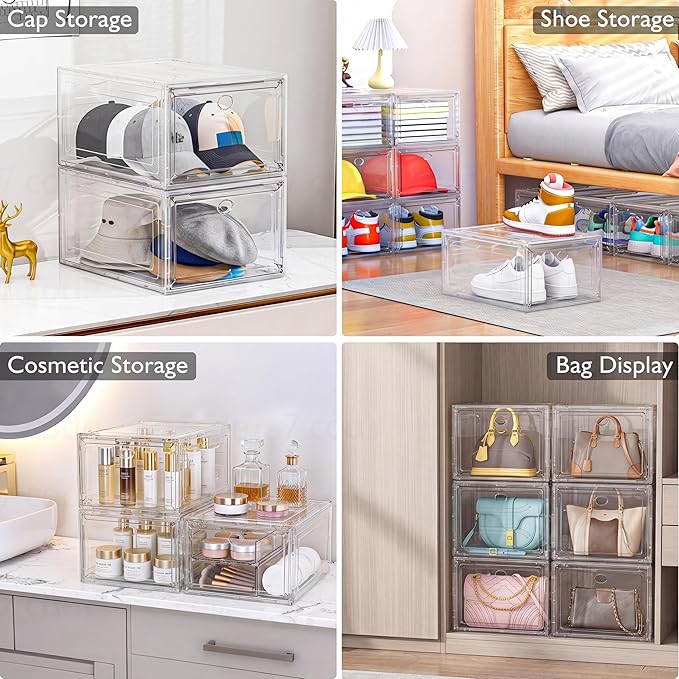 7 code Shoe Organizer, Collapsible Closet Storage Rack - Image 6