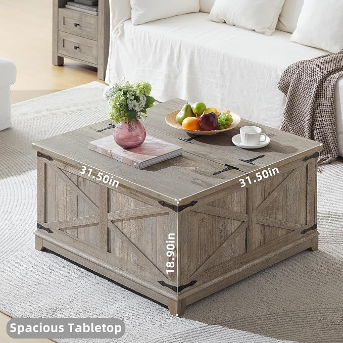Joaxswe Farmhouse Coffee Table - Image 2