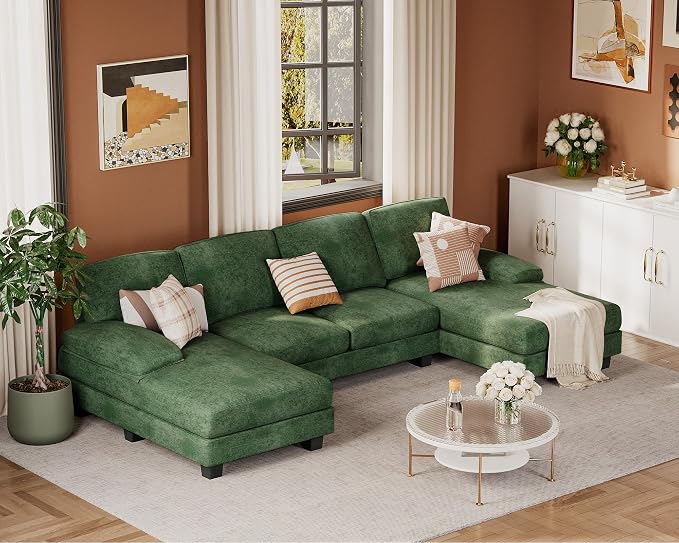 JUMMICO Sectional Couches for Living Room, U Shaped Couch - Image 8