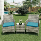 GarveeLife 3 Piece Patio Furniture Set, Rattan Outdoor Furniture - Image 7