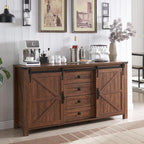 T4TREAM Farmhouse Sideboard Buffet Cabinet by T4TREAMFurniture