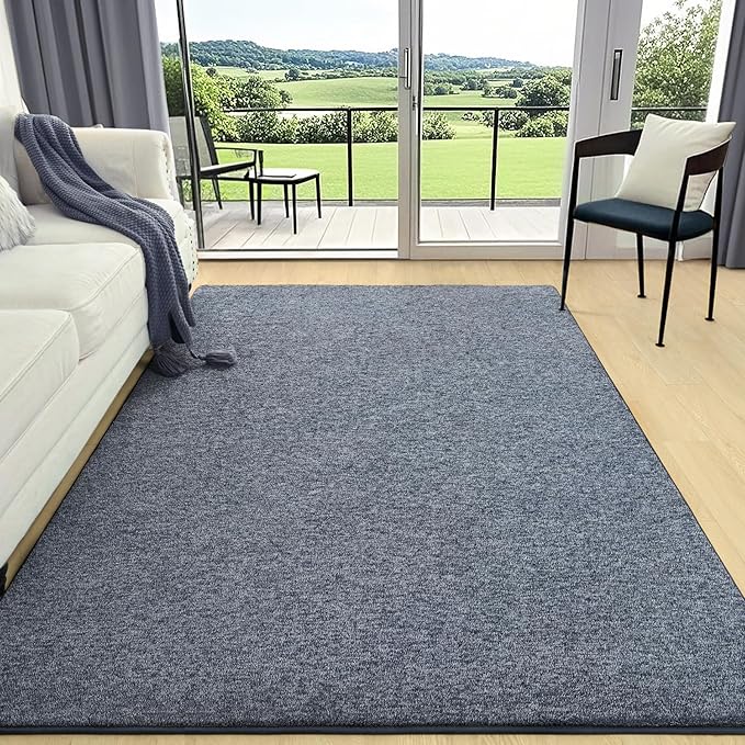 6x9 Area Rugs for Living Room Non Slip Dorm Bedroom Rug, Minimalist Washable - Image 2