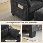 WUTUTUEE 57.5" Oversized Chaise Lounge - Image 4