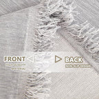 MYSKY HOME Chenille Sofa Cover for Dogs Cats Light Gery Couch Cover - Image 5