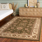 SAFAVIEH Lyndhurst Area Rug 6x8, Traditional Sage & Ivory LNH212C - Image 3