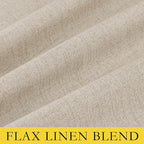 NICETOWN 100% Blackout Cream Linen Curtains 95 inches Length - Image 8
