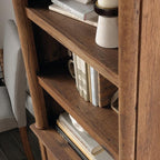 Sauder Palladia Bookcase with Doors, Library Bookcase, Vintage Oak Finish - Image 8