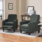 Christopher Knight Home Emmie Fabric Recliner, Moss Gray, Dark Brown - Image 2