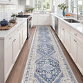 3x14 Runner Rug Non Slip, Washable Hallway Runner Rug, Living Room, Extra Long by Zesthome