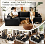 96" Sectional Couches for Living Room Cloud Couch Sofa - Image 7