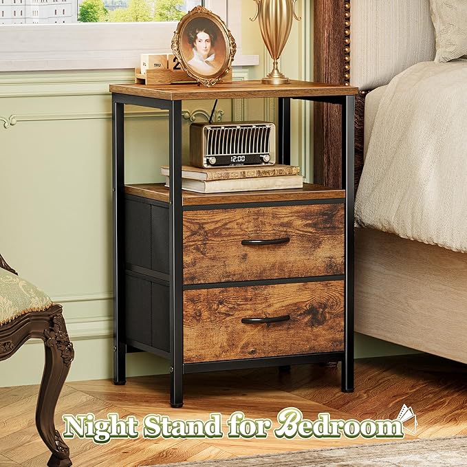 Huuger Night Stand Set 2, Nightstand - Image 4