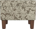 Homepop Home Decor |K7646-A880| Upholstered Modern Rectangular Storage Ottoman - Image 6