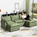 LEVELEVE 112.5" U-Shape Modular Sofa by Enjoyyourlife