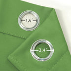Light Green Thermal Blackout Curtains/52 x 95 Inch/Set of 2 Panels Room - Image 6